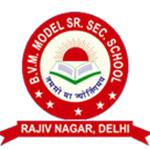 B.V.M. Model School logo