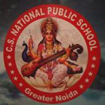 C S National Public School logo