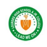 Lourdes High School And Junior College logo